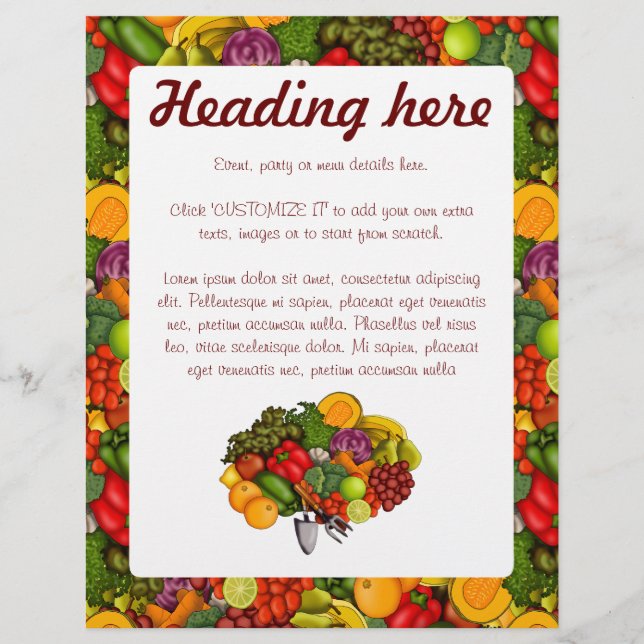 Flyer Aumente seu próprio, personalizável (Frente)