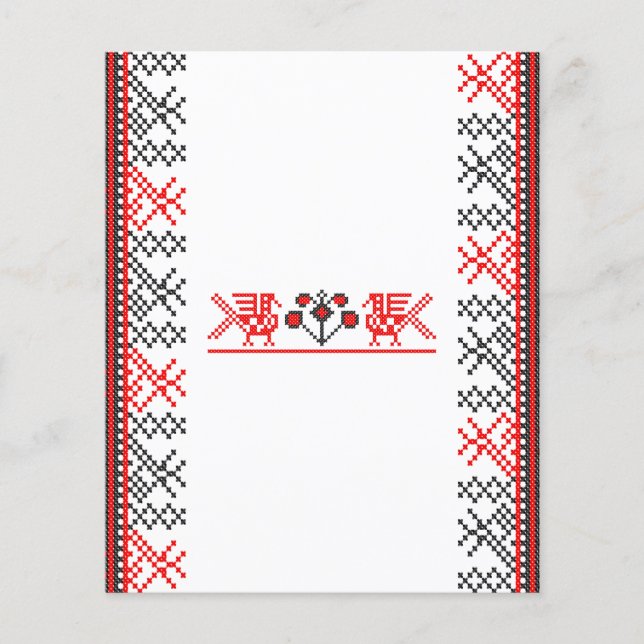 Flyer Aves com pontos cruzados (Frente)