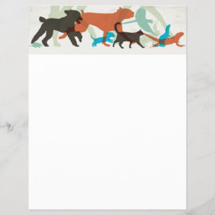 Flyer Aves de Natação de Peixes Voam Cães Caminham Caçad