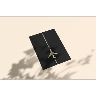 Flyer Aviação minimalista