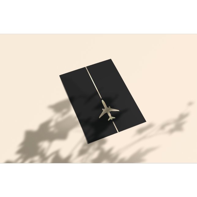 Flyer Aviação minimalista (Criador carregado)