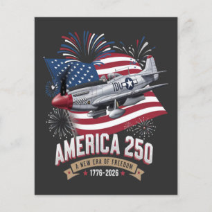 Flyer Avião do 250º Aniversário da América