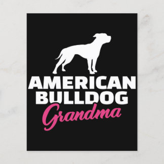 Flyer Avó Buldogue Americano | Buldogue Lover