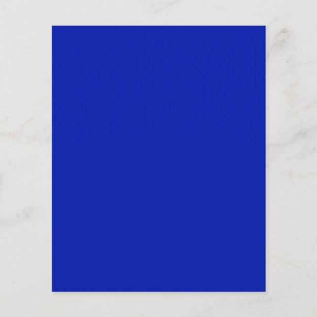 Flyer Azul (Pantone) (cor sólida) (Frente)