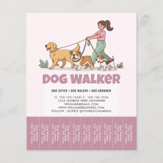 Flyer Babá de Animais de Estimação Promocional Personali