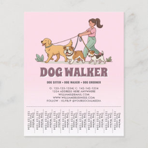 Flyer Babá de Animais de Estimação Promocional Personali