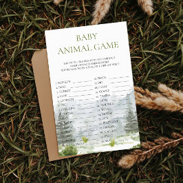 Flyer Baby Animal Game Adventure Chá de fraldas
