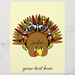 Flyer babyturkeycolor damaskcircles