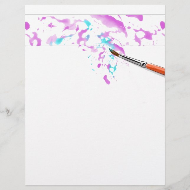 Flyer Background Art Modelo (Frente)