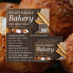 Flyer Baguete Fresco, Bakers Rústicos, Adverso da Loja d<br><div class="desc">Baguete Fresco,  Bakers Rústicos,  Folhetos De Publicidade Da Loja De Panificação Pela Loja De Cartão de visita.</div>