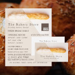 Flyer Baguete Fresco, Loja Trendy Bakery<br><div class="desc">Baguete Fresco,  Folhetos De Publicidade Da Loja Trendy Bakery Pela Loja De Cartão de visita.</div>