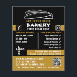 Flyer Baguetes Frescos, Bakers, Bakery Store Adverte<br><div class="desc">Baguetes Frescos,  padeiros,  Folhetos De Publicidade Da Loja De Panificação Da Loja De Cartão de visita.</div>