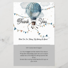 Flyer Balão de Ar Quente Aquoso Aquecido/Wrapper de Bar