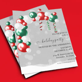 Flyer Balão do Partido de Natal e Orçamento do Floco de