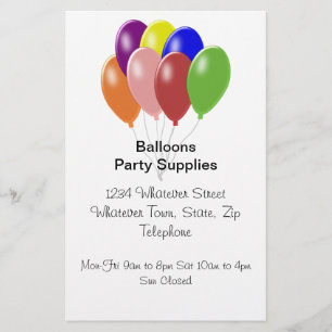 Flyer Balões