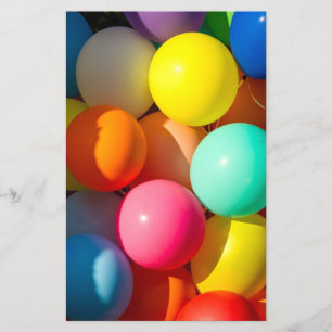 Flyer Balões de Brinquedos coloridos