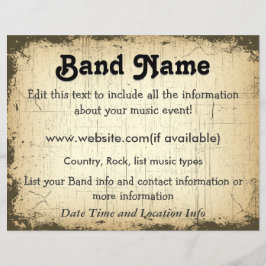 Flyer Banda de remoção personalizada