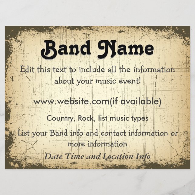 Flyer Banda de remoção personalizada (Frente)