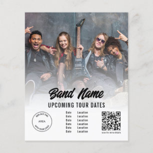 Flyer Banda personalizada Logotipo de foto Gigas de códi