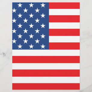 Flyer Bandeira Americana