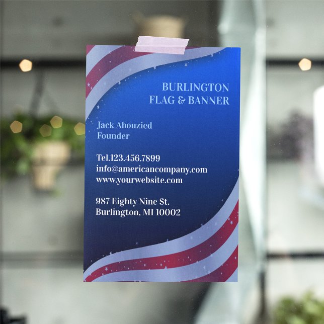 Flyer Bandeira Americana (Criador carregado)