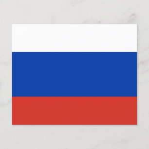 Flyer Bandeira da Rússia - Ф л а Р о г с с и и Т - р и к