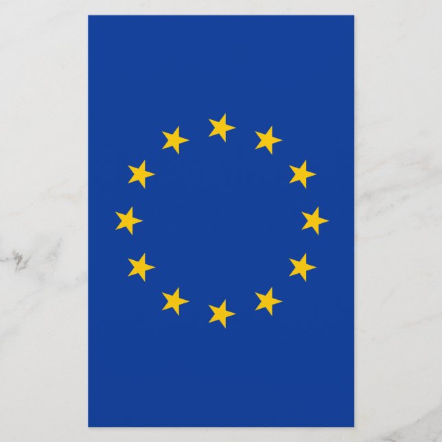 Flyer Bandeira da União Europeia (Frente)