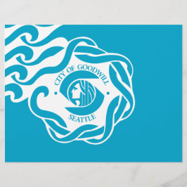 Flyer Bandeira de Seattle