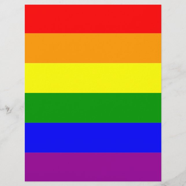 Flyer Bandeira do Orgulho LGBT (Frente)