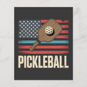 Flyer Bandeira dos EUA Pickleball