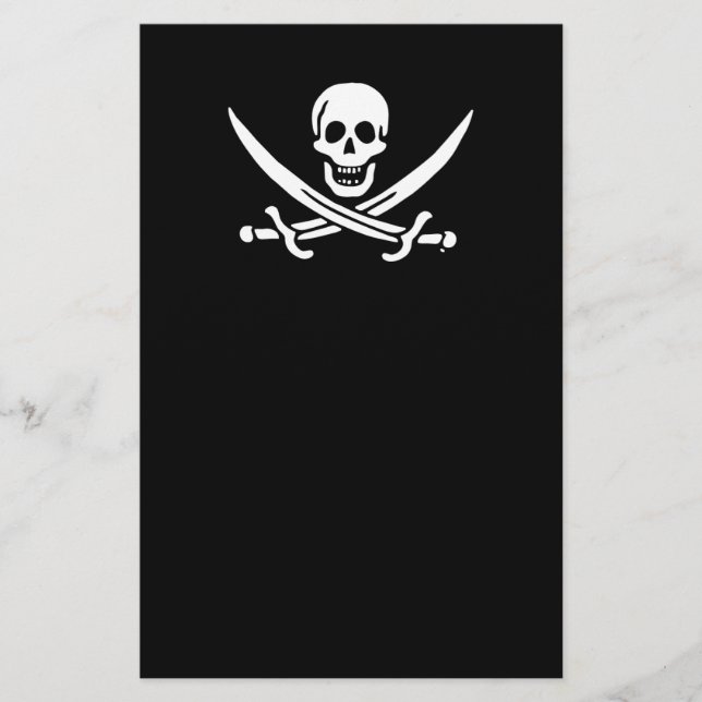 Flyer Bandeira pirata de Jolly roger (Frente)