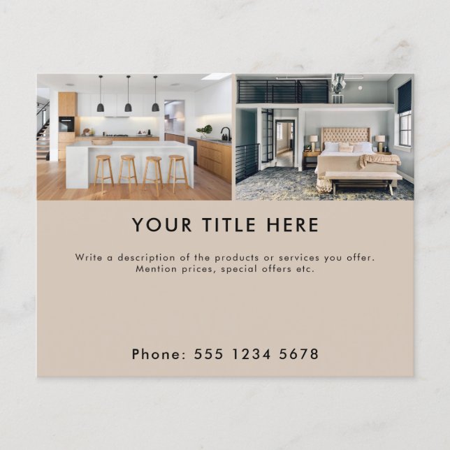 Flyer Banner e texto da fotografia Business 2 do Promoci (Frente)