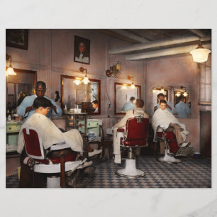 Flyer Barber - Barbearia dos Senadores - 1937