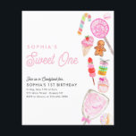 Flyer BARULHO BARATO UM Kandy Kids Candyland primeiro an<br><div class="desc">Bonito DOCE 1 Kids Kids Candyland primeiro aniversario Invasão</div>