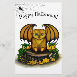 Flyer Bat Bonito do Halloween