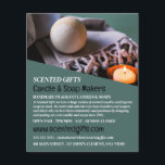 Flyer Bath Bomb & Candle, Candle & Soap Maker Adverte<br><div class="desc">Bath Bomb & Candle,  Candle & Soap Fazem Folhetos Publicitários Na Loja De Cartão de visita.</div>