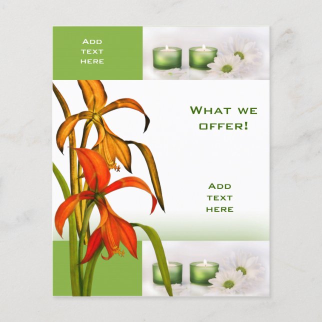 Flyer Beauon Spa Green B Modelo (Frente)