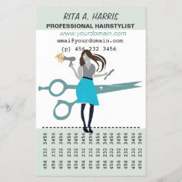 Flyer Beauty Salon Hairstylist Hairdresser