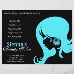 Flyer Beauty Salon (Turquesa)