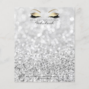 Flyer Beauty Skinny Lashes Makeup Stylist Silver Cinzas