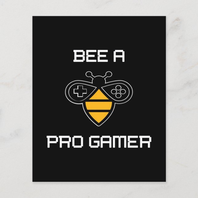 Flyer Bee A Pro Gammer Design (Frente)
