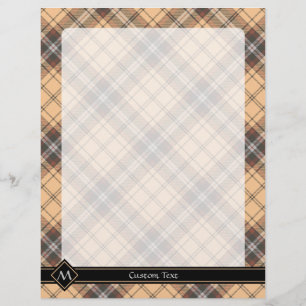 Flyer Beige e Brown Tartan