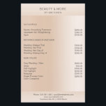 Flyer Beige Hautfarbe minimale moderno<br><div class="desc">Negócios modernos,  minimalistisch,  bege. Entworfen für Designer,  Stylist,  Salons,  Haare und Make-up Künstler,  Nägel und Lash Künstler,  Wellness-Center e mBearbeiten Sie die Karte,  indem Sie Ihre Daten eingeben. Sie können den Schriftart,  die Farbe und die Position individuell durante o "weitere Personalisierung" auswählen.</div>