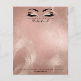 Flyer Beleza Studio Lashes Makeup Stylist Artist Silk