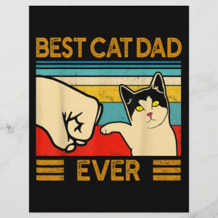 Flyer Best Cat Dad Ever Funny Cat Daddy