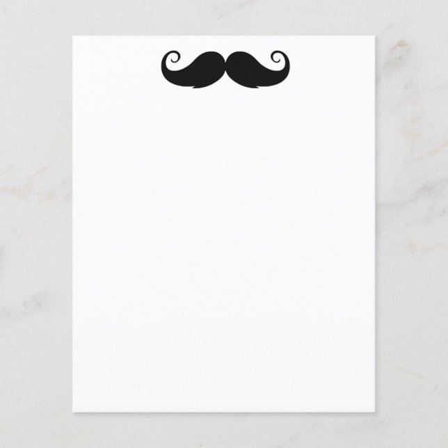 Flyer Bigode 11,4 cm x 14,2 cm Cartaz (Frente)