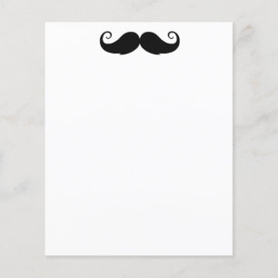 Flyer Bigode 11,4 cm x 14,2 cm Cartaz