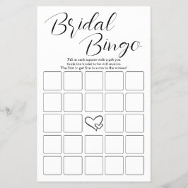 Flyer Bingo Bridal 2in1 e o que acontece nos seus Jogos