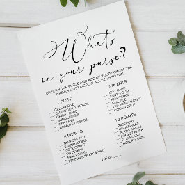 Flyer Black Modern Simple Jogo De Noiva Que Está Na Sua 