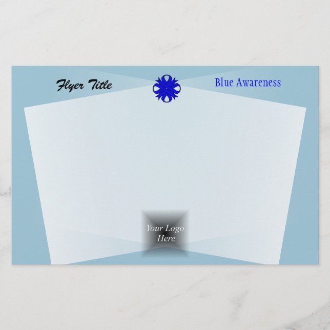 Flyer Blue Clover Ribbon por Kenneth Yoncich (Frente)